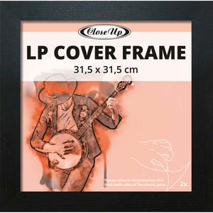 Cadre photo vintage pour couverture d'album LP 31,5 x 31,5 cm, en métal, carré, 6x8, gravé au laser, design vintage pour affichage sur bureau - Product Image 5