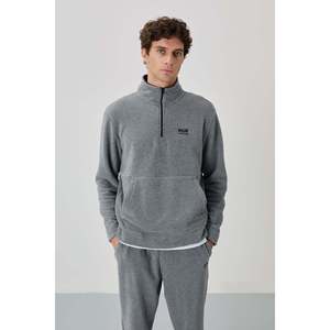 Conjunto Deportivo Informal para Hombre Carol Grey, Transpirable, de Felpa Melange 85226 - Product Image 6