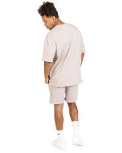 Conjuntos Casuales de Verano para Hombre 2025 con Logotipo Personalizado, Transpirables, de Punto, Cuello Redondo, Pantalones Cortos Deportivos y Camisetas 100% Algodón de Color Sólido - Product Image 2