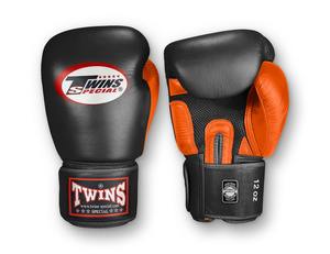 TWINS Boxing Gloves Dual Color Air Palm <b>Velcro</b> Black, Red, Blue, Brown, Lime Green, Lavender Custom twins Boxing Gloves - Product Image 2