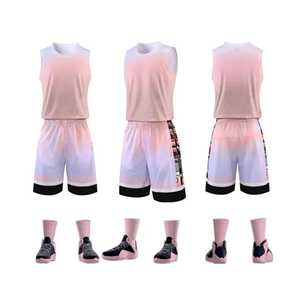 Vente en gros directe du nouveau nom OEM, maillots de basket-ball personnalisés pour hommes, vêtements de l'équipe de basket-ball universitaire, maillot de basket-ball d'entraînement - Product Image 1