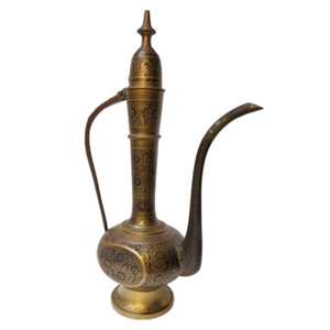 Aftaba de Latón de Alta Calidad con Grabado y Acabado Pulido para Agua Potable, Utensilio de Cocina Vintage de Latón - Product Image 5