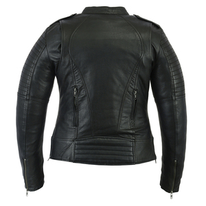 Chaqueta de Cuero PU de Alta Calidad con Cuello Camisero y Cremallera para Hombre, Diseño Personalizado de Marca - Product Image 4