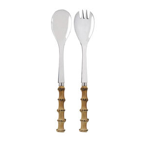 Ensemble de couverts cuillère en laiton avec poignée en bambou dernière cuillère à dîner artisanat haut taille de poignée personnalisée - Product Image 6