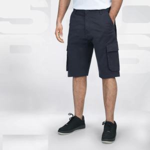 Pantalones Cortos de Lino Casuales Elegantes para Hombre, Diseño Corto de Algodón/Algodón/Spandex Tejido, Proveedor ODM de Bangladés - Product Image 3