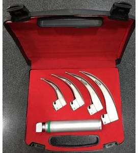 Ensemble de laryngoscopes cliniques personnalisés réutilisables OEM pour chiens et chats, instruments chirurgicaux portables en acier inoxydable de haute qualité - Product Image 5