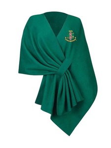AKA châles d'hiver en laine épaisse rose et verte pour femmes - Product Image 2