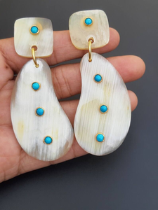 Fashionable Handmade Horn <b>Earrings</b> for Everyday Wear Product Manufacturer From India by glowin <b>fashion</b> - Product Image 5