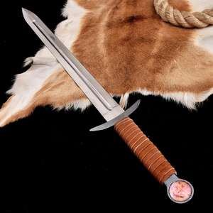 Nœuds de sabres cérémoniels avec design personnalisé à bas prix, nœuds de sabres professionnels couleur argent - Product Image 4