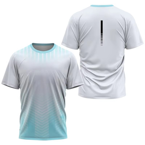 Ropa deportiva Camisetas de moda Verano Correr al aire libre Fitness Transpirable Manga corta Carta Bádminton Entrenamiento O-cuello Gimnasio Tops - Product Image 3
