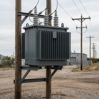 Transformateur de distribution électrique immergé dans l'huile, monté sur poteau, triphasé, APEX S13 11kV 33kV vers 400V, pour extérieur