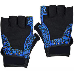 GAF Sports Gym Haltérophilie Gants respirants à demi-doigts Gants de fitness rembourrés avec sangles Accepter Logo personnalisé - Product Image 4