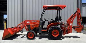 Livraison gratuite Kubota B26 tractopelle tracteur agricole avec chargeur à fixation rapide godet 936hrs 4WD 26HP moteur diesel 540 PTO 3 points d'attelage - Product Image 5