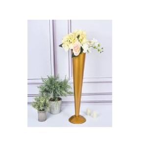 Jarrón de mesa moderno de pared de suelo de Metal, diseño contemporáneo versátil, pieza decorativa elegante para el hogar o la oficina - Product Image 6