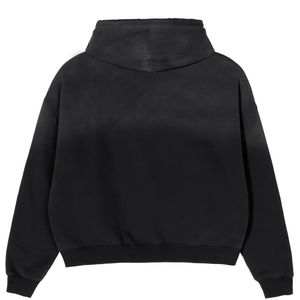 Sudadera con Capucha Extra Grande Estilo Streetwear, Efecto Desgastado por el Sol, 100% Algodón Felpa, Alta Calidad, Hombros Caídos, Unisex - Product Image 2