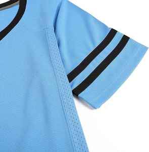 Camiseta de práctica de fútbol Camiseta de poliéster de fútbol americano con número y logotipo Camisetas de práctica de jugador de juego de fútbol americano - Product Image 5