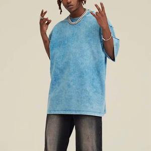 เสื้อยืดผู้ชายน้ำหนักเบา2025ซักด้วยโลโก้ออกแบบได้ตามต้องการ - Product Image 6