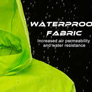 แจ็กเก็ตกันฝนขนาดพลัสไซส์พร้อมลายตัวอักษรคุณสมบัติกันน้ำออกแบบได้ตามต้องการ - Product Image 6