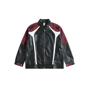 แจ็กเก็ตหนังแฟชั่นผู้ชายแจ็กเก็ตหนัง - Product Image 1