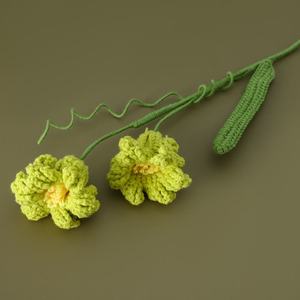 Ramo de Narcisos Puntiagudos en Degradado, Flores Eternas Hechas a Mano con Ganchillo, para Decoración del Hogar, Regalos Festivos y Ramos de Novia - Product Image 4