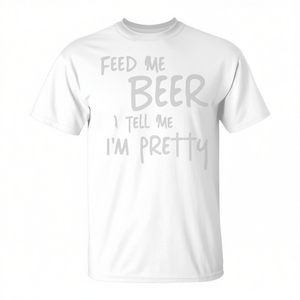 Camiseta Promocional del Día de San Patricio: Comézame a Cerveza, Dime que Soy Bonita - Para Celebraciones Irlandesas - Product Image 2