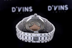 Nouveauté Hip Hop Bijoux de créateur exclusifs Montre-bracelet tendance pour homme Diamants cultivés en laboratoire 20 mm Or blanc Acier inoxydable ETA - Product Image 5