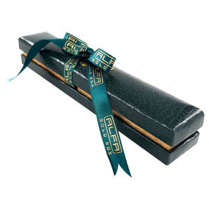 KKDCK4 Custom Logo Luxury Jewellery Boxes Crocodile Skin Thin Bracelet Box With Ribbon Jewelry Packaging