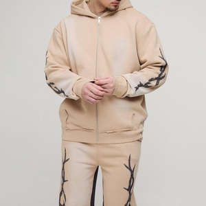 Pull à capuche pour homme le plus vendu et le plus recommandé, technique de décoloration au soleil, sweats à capuche et pantalons de survêtement pour adultes et garçons - Product Image 5