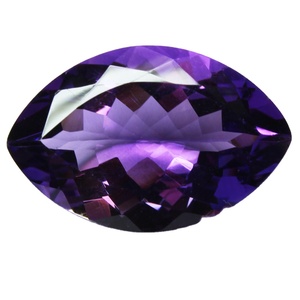 Piedra preciosa suelta de amatista de corte facetado de Color púrpura en forma de marquesa de tamaño personalizado Natural de alta calidad para la fabricación de joyas de piedras preciosas - Product Image 1