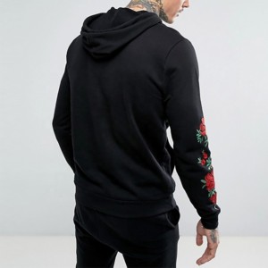 ชุดวอร์มผ้าฝ้ายและกางเกงสเวตเตอร์มีฮู้ดทรงบ็อกซี่ฟิตทรงโอเวอร์ไซส์สำหรับผู้ชายผ้าฟลีซเทอร์100% มีตราสินค้า - Product Image 4