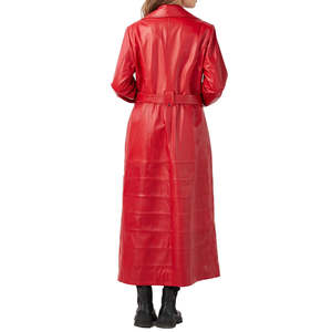 Abrigo de Cuero para Hombre, Otoño Invierno, Manga Larga, Impermeable, Cortavientos, Transpirable, Forro de Fibra de Bambú, Hecho a Medida - Product Image 2