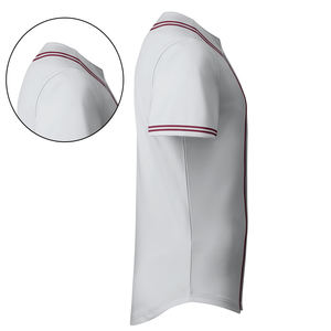 Customized 2025 Slim Fit Training T-<b>shirts</b> Breathable Baseball & Softball Jerseys for <b>Men</b> OEM Service Sportswear Baseball Jersey - Product Image 5