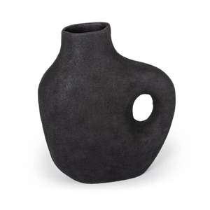 Decoración de Mesa para Dormitorio o Sala de Estar, Plantas Artificiales, Maceta, Florero Negro, Decoración Moderna para el Hogar, Floreros Metálicos de Estilo Vintage - Product Image 4