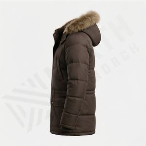 Parkas d'hiver pour hommes personnalisables, nouvelle mode, manteaux en duvet chauds et élégants, prix de gros, thermiques, résistants, rembourrés - Product Image 3