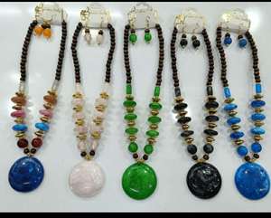 Gran oferta de collares de joyería Natural, collar acrílico de resina colorido a la moda con los productos más populares, joyería - Product Image 3