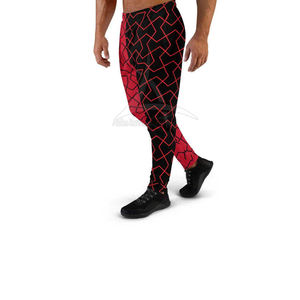 Pantalon homme streetwear personnalisé, imprimé par sublimation, taille mi-haute, coupe droite, léger, taille élastique, décontracté, sport, 100% coton - Product Image 3