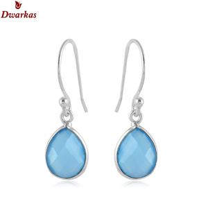 Pendientes colgantes de piedras preciosas de labradorita Natural de Plata de Ley 925 clásica, ajuste de bisel para fiestas de compromiso, regalos chapados en plata - Product Image 5