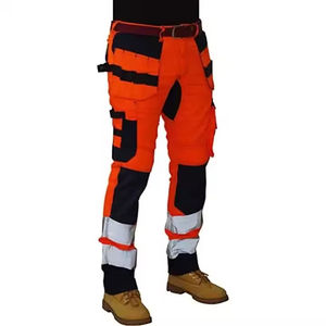 Pantalones de Trabajo Cargo para Hombre con Cintura Elástica |   Pantalones de Trabajo de Seguridad de Corte Holgado |   Pantalones Cargo Resistentes para Hombre al por Mayor - Product Image 6