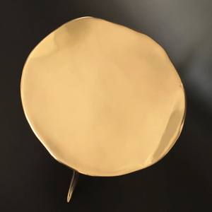 Table d'appoint moderne Table en métal fabriquée à la main Meubles de salon uniques Table en bronze au design contemporain Décoration intérieure artistique - Product Image 4