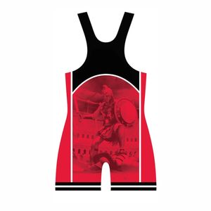 Combinaisons de lutte personnalisées, impression par sublimation, polyester, séchage rapide, respirant, léger, extensible, uniforme pour hommes et femmes, entraînement - Product Image 2