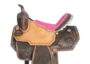 Juego de tachuelas de cuero genuino de primera calidad, monturas de carreras occidentales e inglesas para montar a caballo - Product Image 3