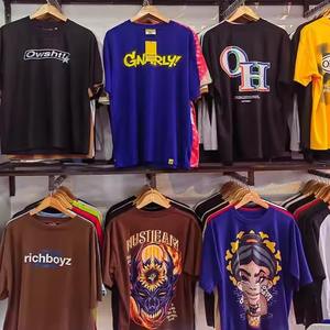 Directo de fábrica Bangladesh verano algodón camiseta para hombres mujeres niños venta al por mayor Bale de diseños mixtos impresos niños niñas - Product Image 1