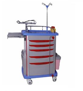 Matière plastique de chariot à hôpital de secours de conception industrielle pour l'usage dans les hôpitaux - Product Image 2