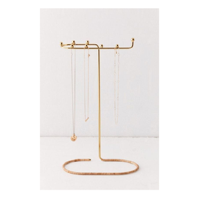 Support à bijoux en laiton et bois au design classique support à bijoux de taille personnalisée de qualité supérieure pour l'artisanat naturel en gros - Product Image 3