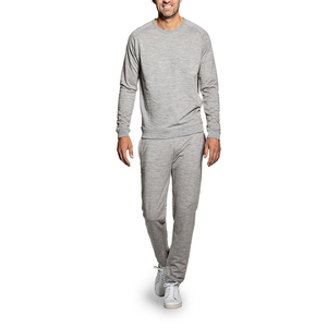 Conjunto Deportivo Informal de Invierno de Secado Rápido 100% Algodón Personalizado para Hombre, Chándal de Color Contrastante - Product Image 1