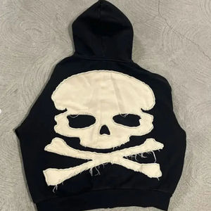 Ensemble de survêtement deux pièces OEM personnalisé pour femme, en coton épais 100%, avec broderie effet vieilli, pantalon de survêtement et lettres délavées à l'acide - Product Image 5