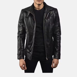 Chaquetas de Cuero de Cocodrilo Personalizadas para Hombre, Ropa de Invierno, Prendas Exteriores de Cuero Genuino de Alta Calidad, Venta al Por Mayor OEM - Product Image 4