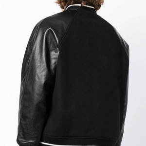 Chaqueta Universitaria para Hombre, Tela de Lona, Logotipo Frontal, Ligera, Informal, para Invierno - Product Image 4