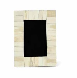 Marco de fotos de madera MDF y nácar hecho a mano, marco de fotos con incrustaciones de concha de lujo para decoración de hogar y oficina - Product Image 2