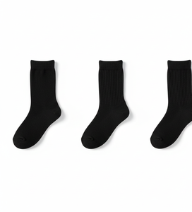 Chaussettes pour enfants en coton doux et respirant, extensibles, confortables, multicolores, pour un usage quotidien, en pack - Product Image 5